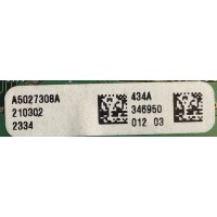 KIT DE TARJETAS PARA TV SONY / NUMERO DE PARTE MAIN A5027308A 434 / 1-009-724-21 / FUENTE 100442323 / AC21162-1LF / T-CON 44-9771568O / 47_6021321 / 44-97715680 / HV550QUB_N5M_V02 / PANEL YSBM065CNO11 / DISPLAY HV650QUB-N9L / MODELO KD-65X80J